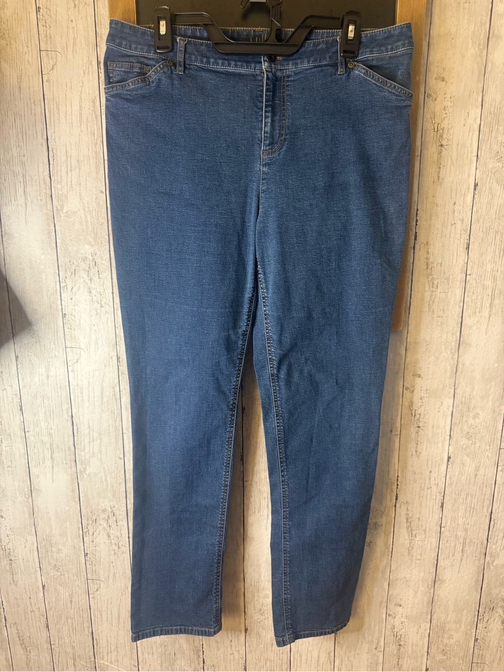 J JILL TRIED AND TRUE MODERN SLIM JEAN Denim Size 14